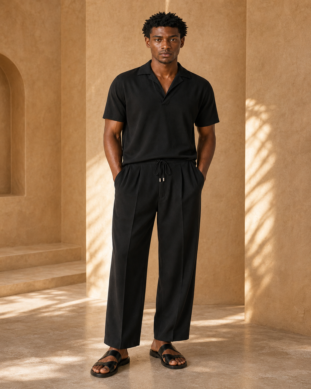 Zane Drawstring Trousers