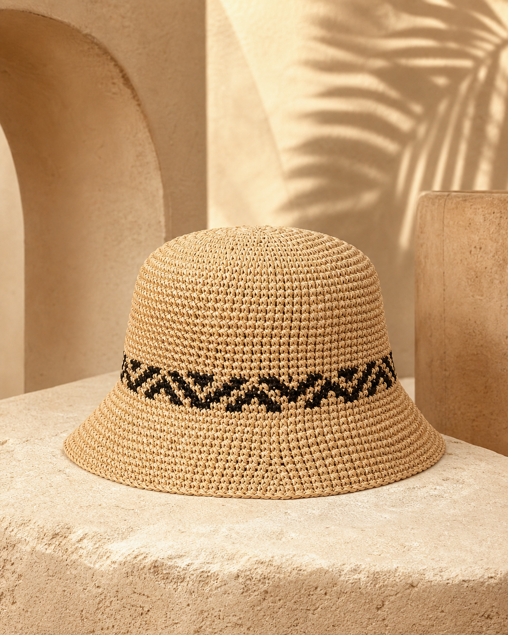 Zola Raffia Bucket Hat